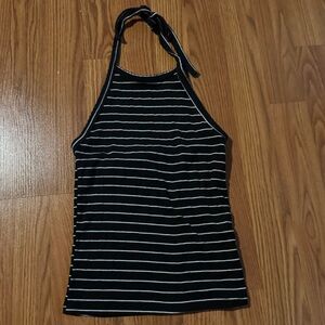 American‎ Eagle Outfitters Black and White Long Sleeve Tee